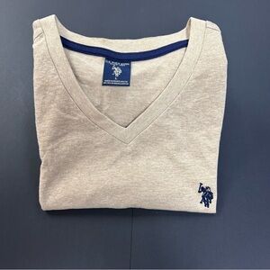 Polo Ralph Lauren Beige V-Neck T-Shirt